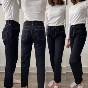 PacSun High Waisted Vintage Icon Black Jeans